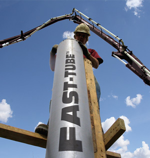 Fast-Tube for forming concrete columns and pilasters in MA