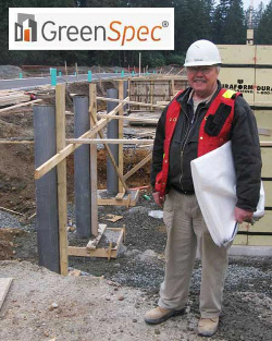 Fast-Tube Fabric Forming for concrete columns and pilasters in MA is GreenSpec Listed