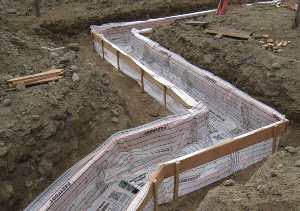 Fab-Form fabric formwork for concrete footings & columns in Massachusetts and the Atlantic coast